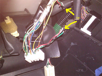 Cut IS300 OEM Radio Harness Wires