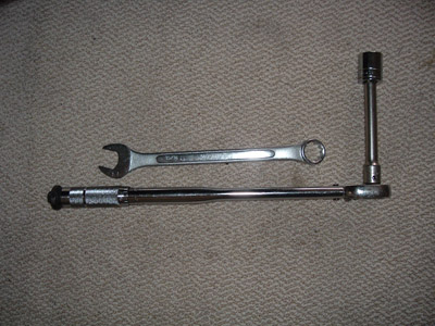 24 mm Socket and 15/16 inch Box End Wrench