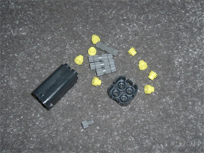 Bosch Universal O2 Sensor Connector, Posi-lock connectors, Wire Seals